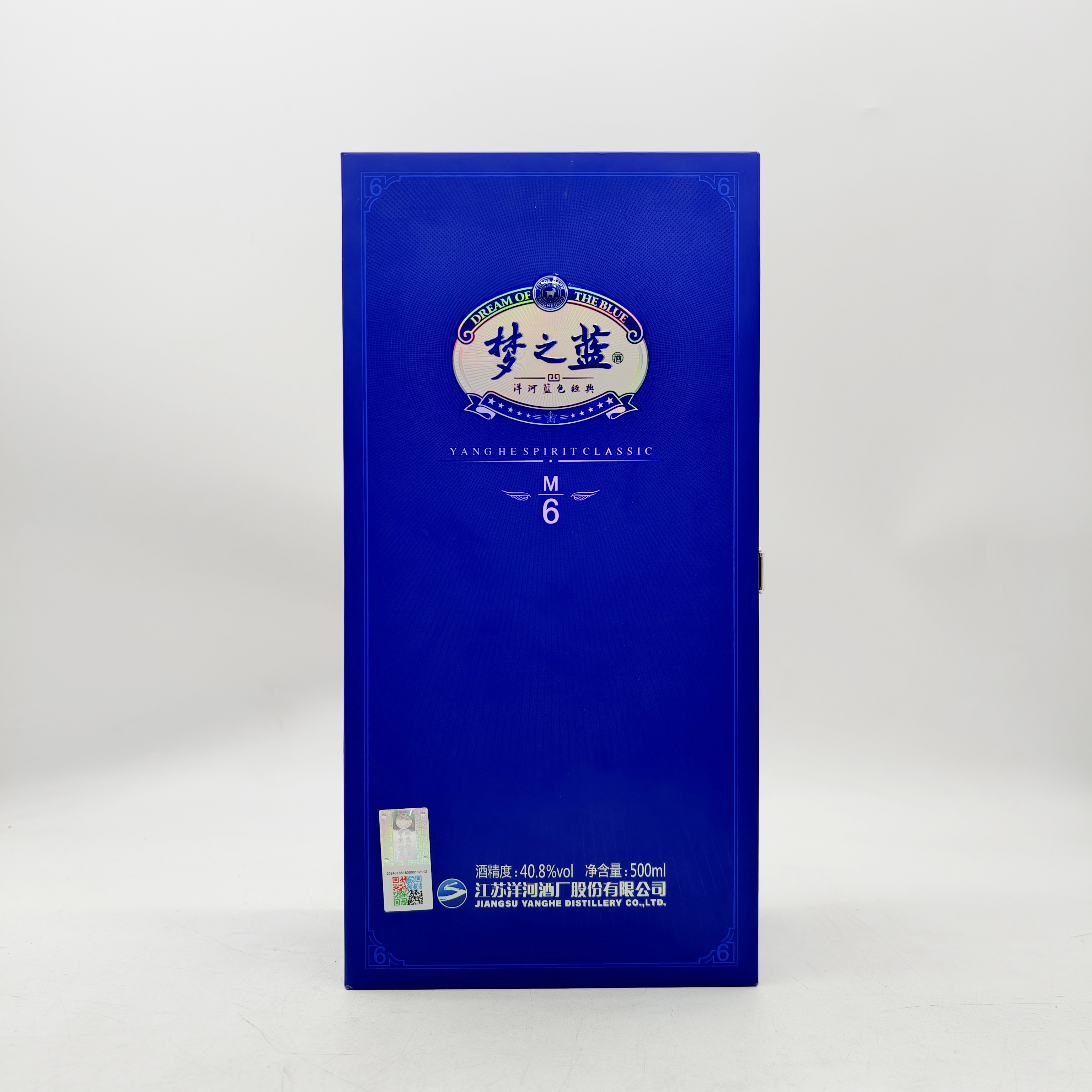 洋河2016年梦之蓝m6 绵柔型白酒 送礼自饮收藏摆柜40.8度500ml 