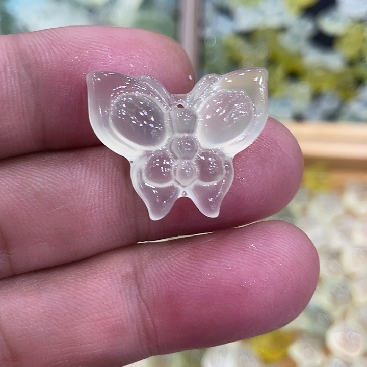 蛇纹石玉合金颈饰