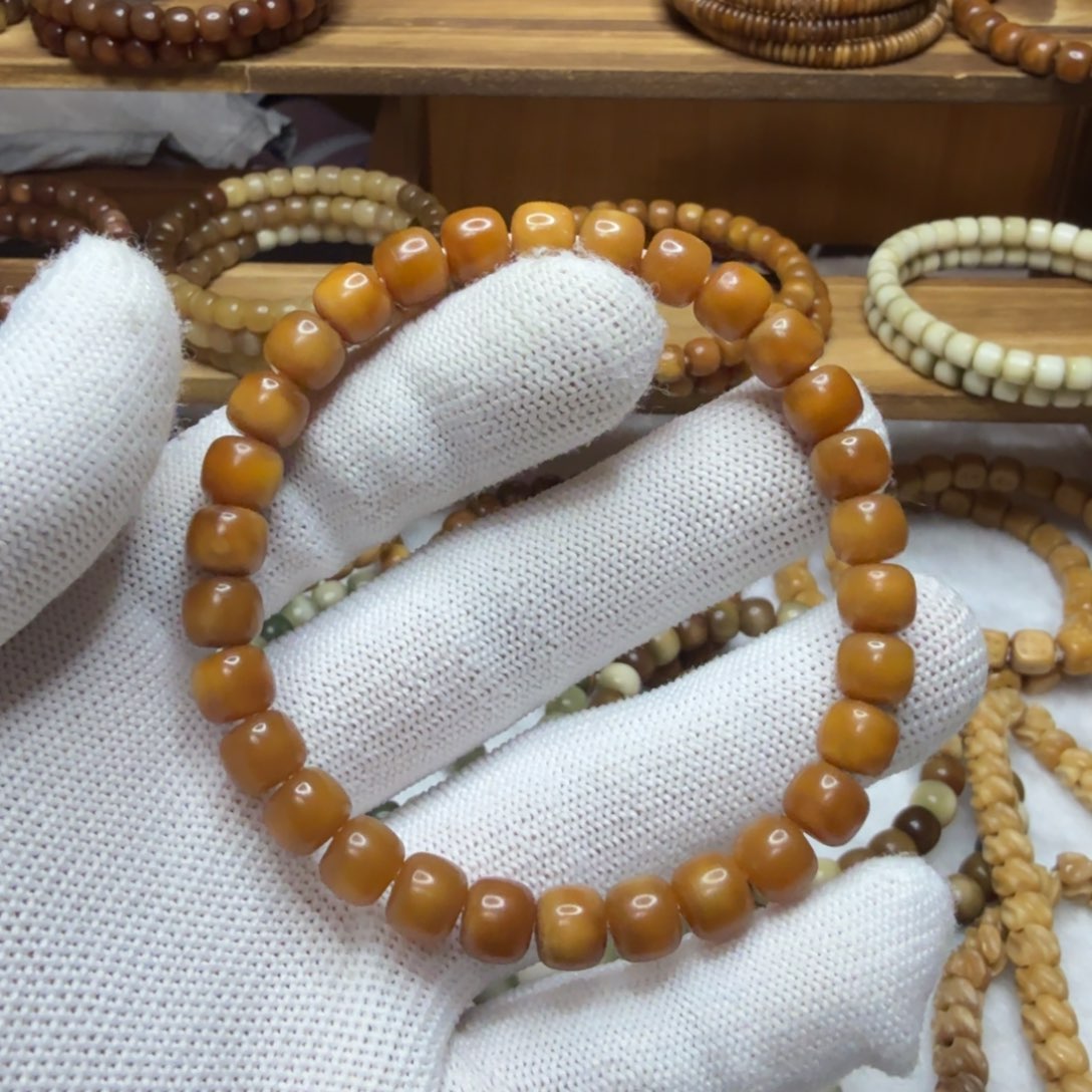 龙脊菩提手串玉化