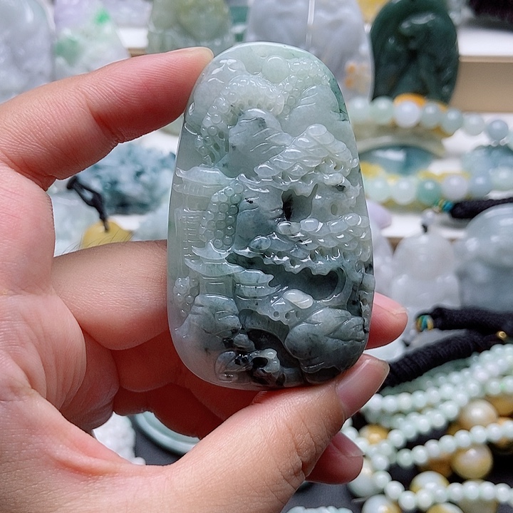 吊坠(不含链)未镶嵌翡翠1
