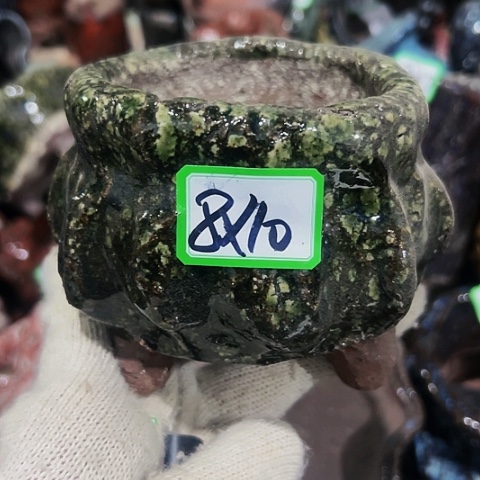 红陶粗陶花盆手工
