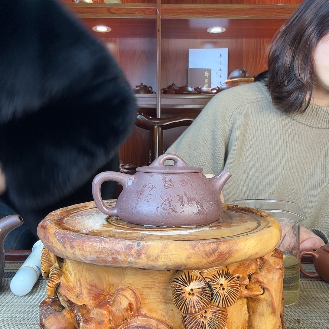 紫砂茶壶一壶李紫砂