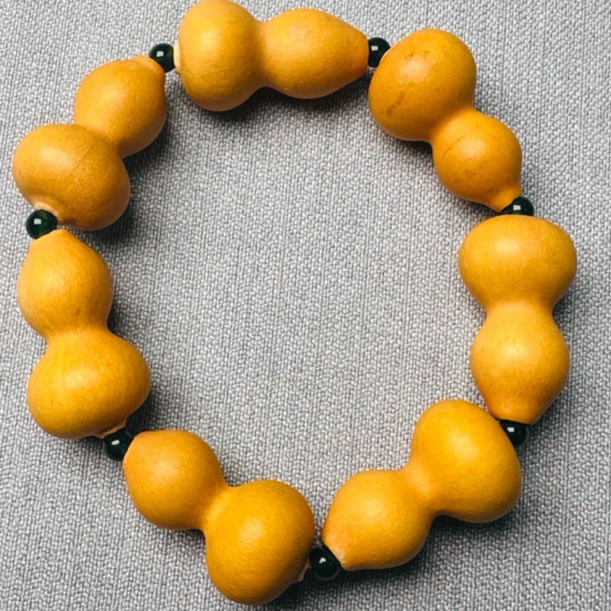 手持易盘玩包浆挂瓷小葫芦脖挂把玩饰品