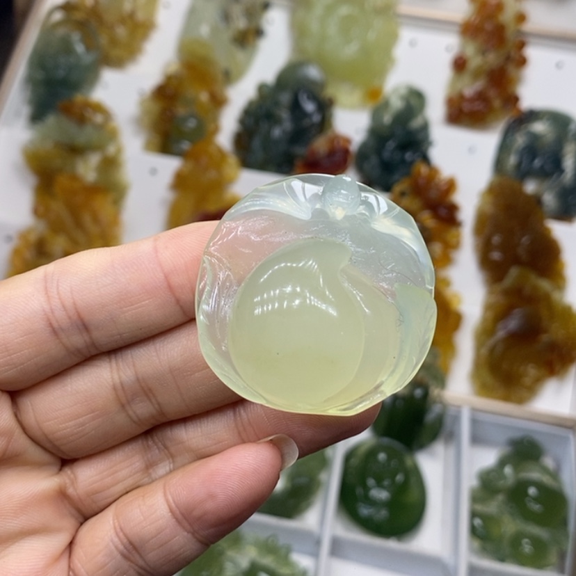 【闪购商品】未镶嵌蛇纹石玉颈饰