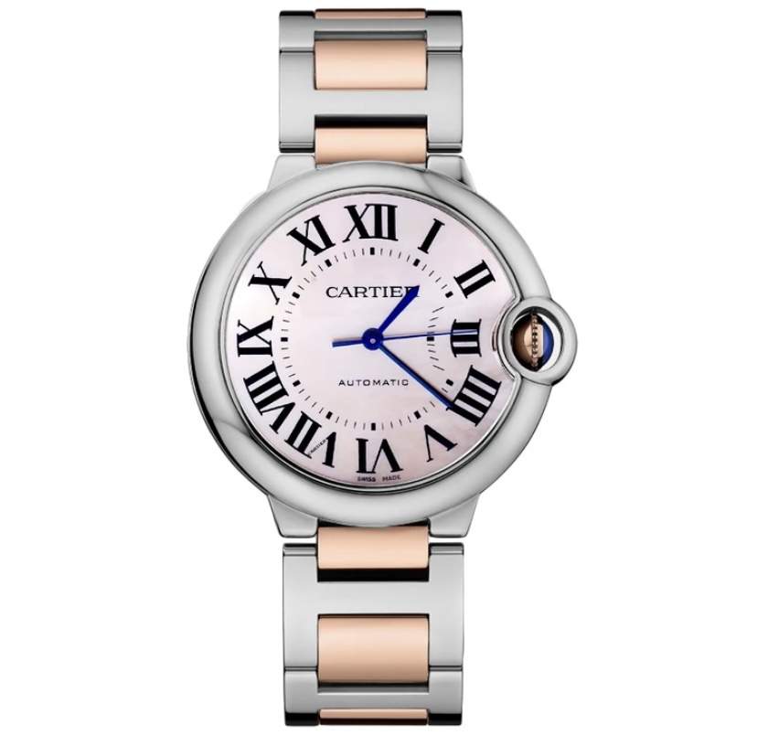 99新 Cartier/卡地亚 蓝气球系列女表/33mm/W6920098/贝母盘