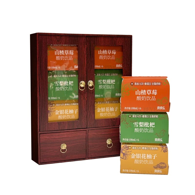 【山姆】      界界乐 福柜满满酸奶饮品 100ml*36