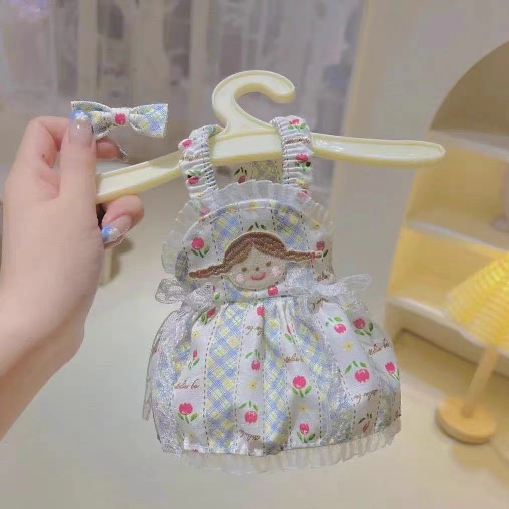 韩系蓬蓬裙宠物花苞裙比熊犬狗狗连衣裙子可爱甜美夏凉泰迪衣服