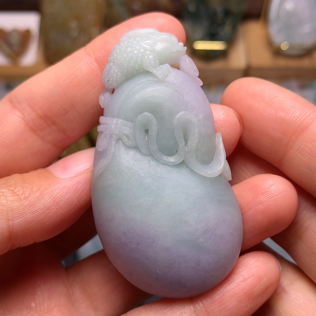 定制翡翠未镶嵌钱袋