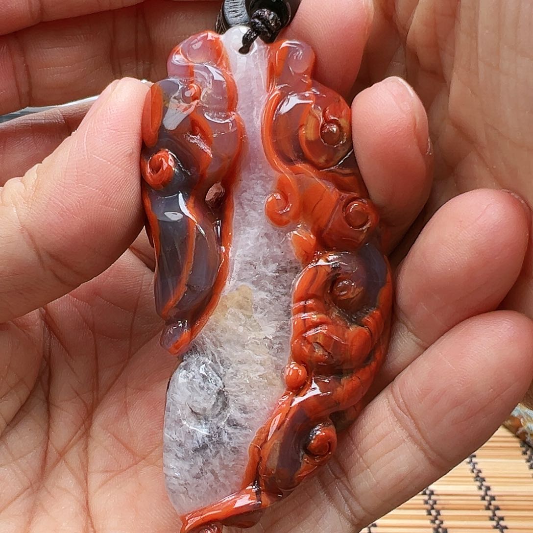 未镶嵌玛瑙/玉髓珠宝半成品