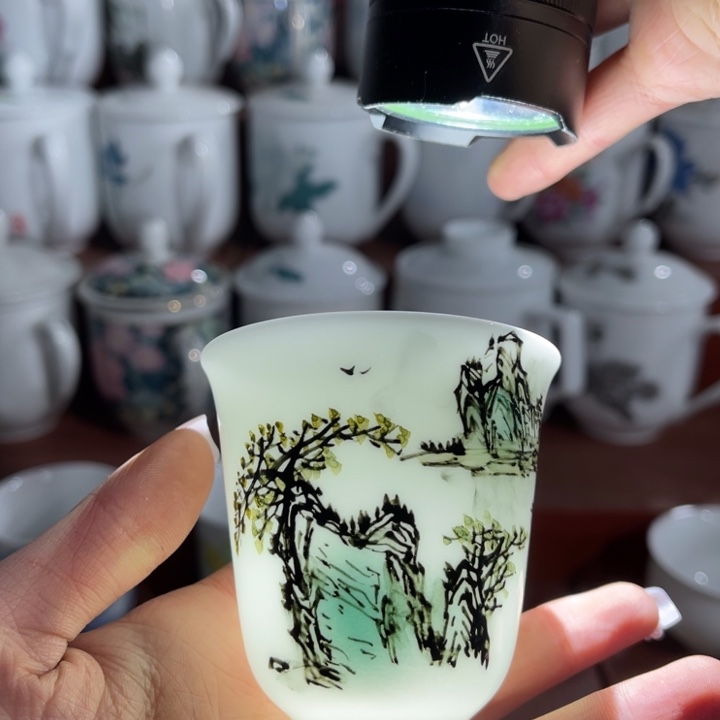 醴陵釉下高温瓷手绘60毫升