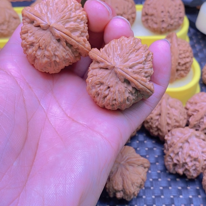 核桃手串/手链孤***舟白狮子41狮子头