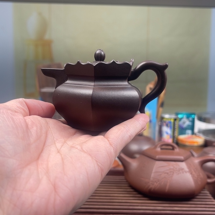 紫砂茶壶书*僧帽紫泥