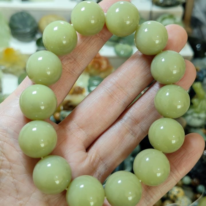岫玉手串款式未镶嵌
