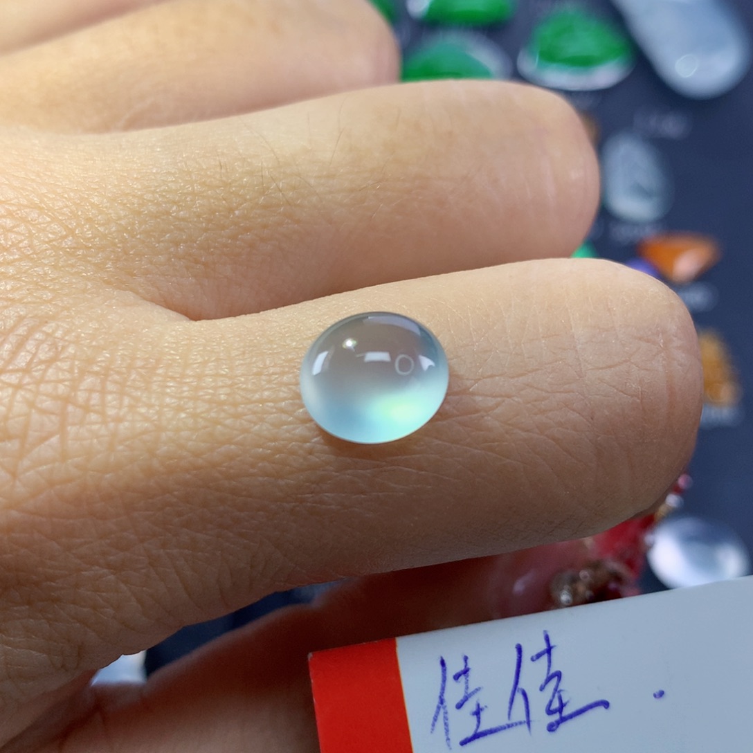 翡翠颈饰未镶嵌纯天然缅甸翡翠A货