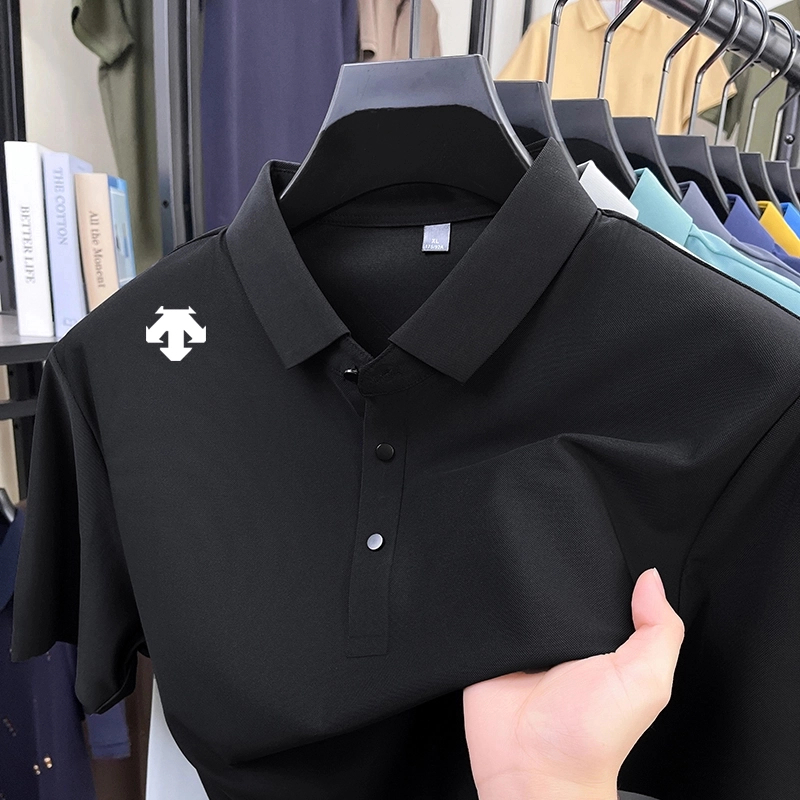 轻奢男士翻领polo衫夏季新款全无痕舒适百搭短袖A13