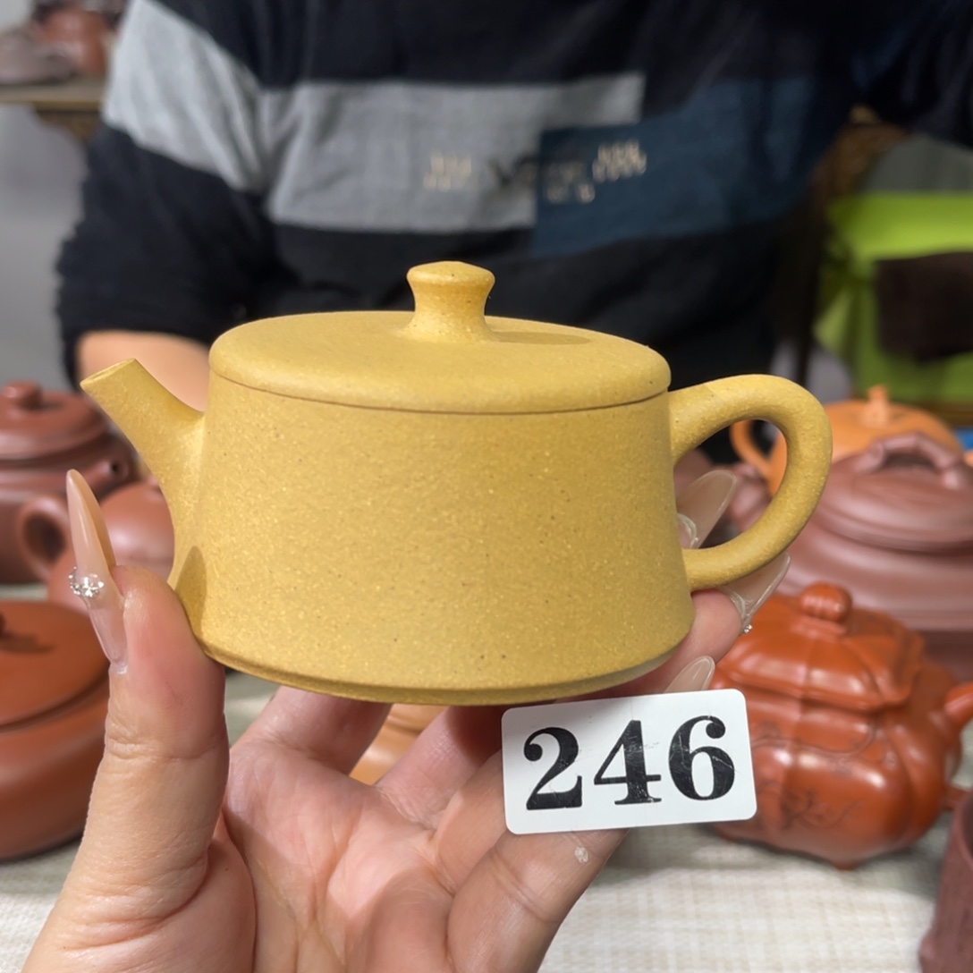 紫砂茶杯宜兴原矿紫砂精品手工