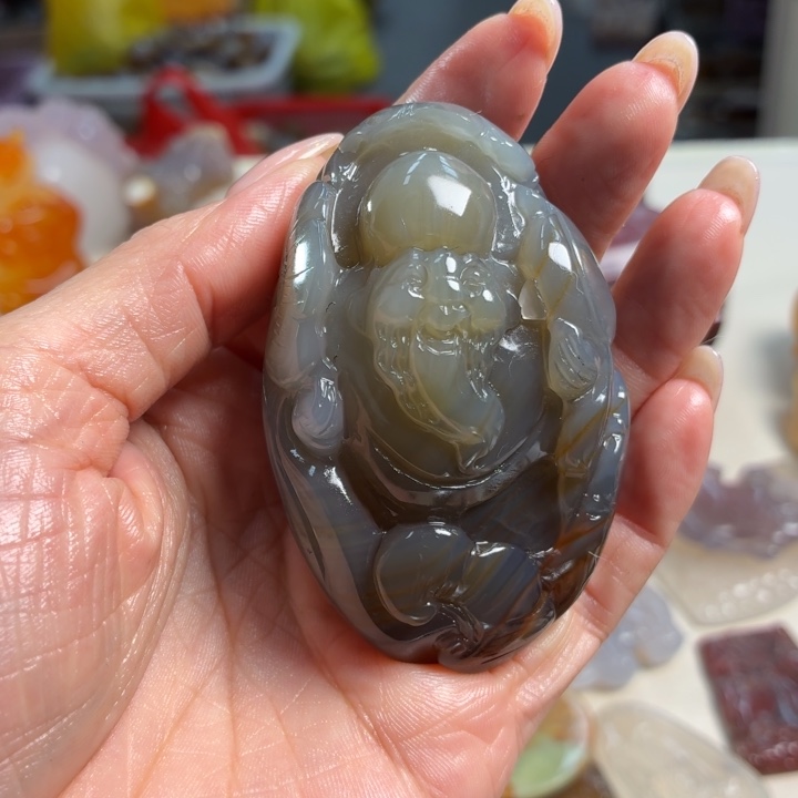 玛瑙/玉髓未镶嵌吊坠(不含链)