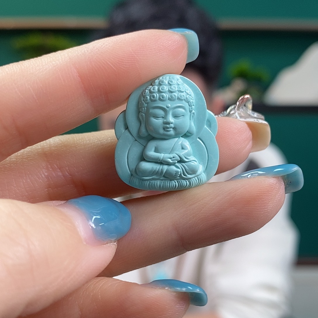 绿松石珠宝奇石未镶嵌