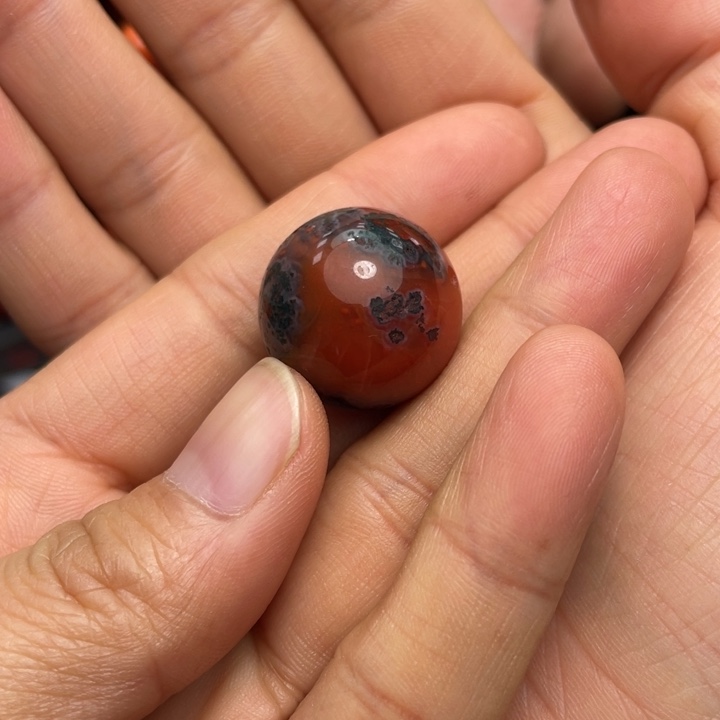 南红玛瑙单珠21多样性发1未镶嵌