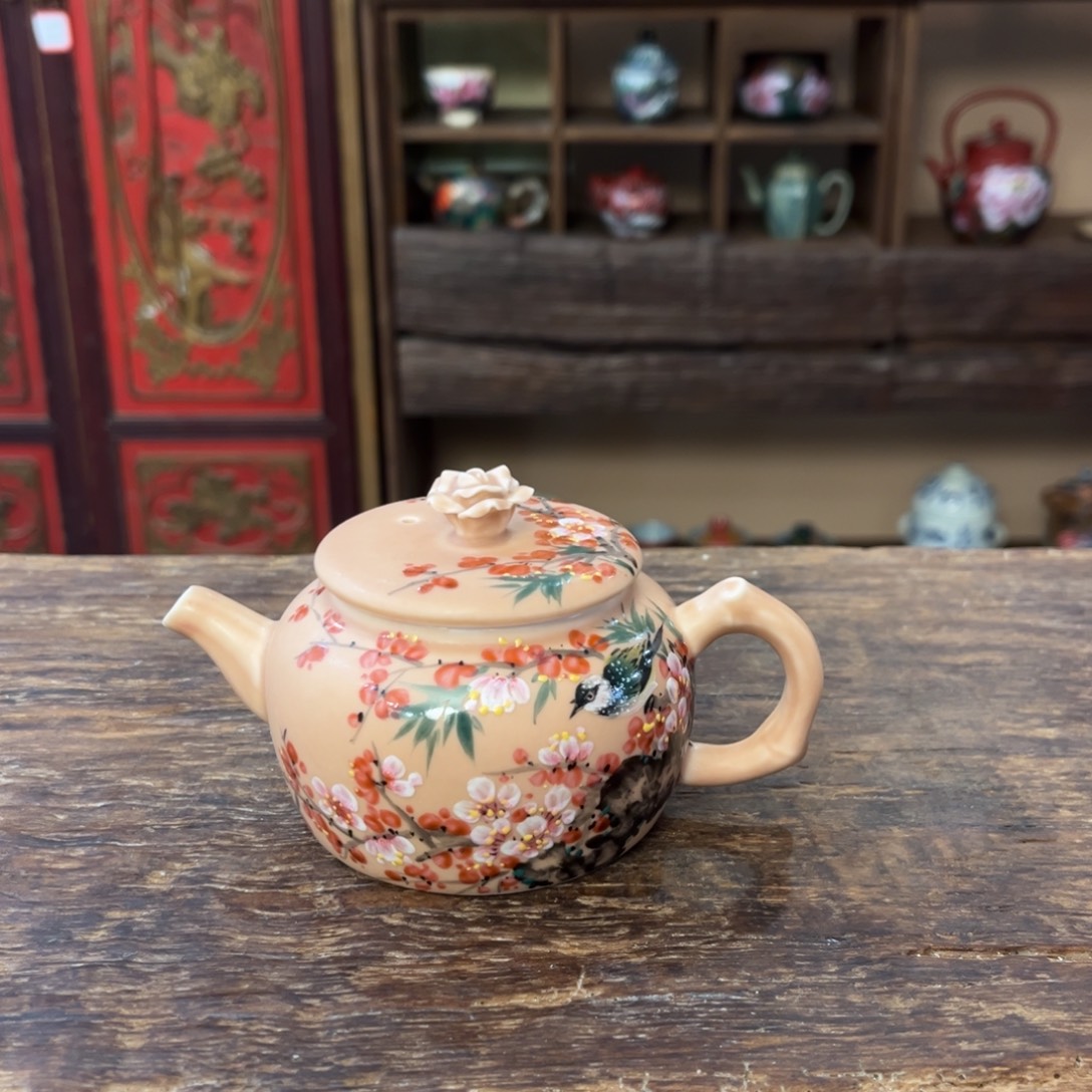 柴烧手工手绘陶瓷