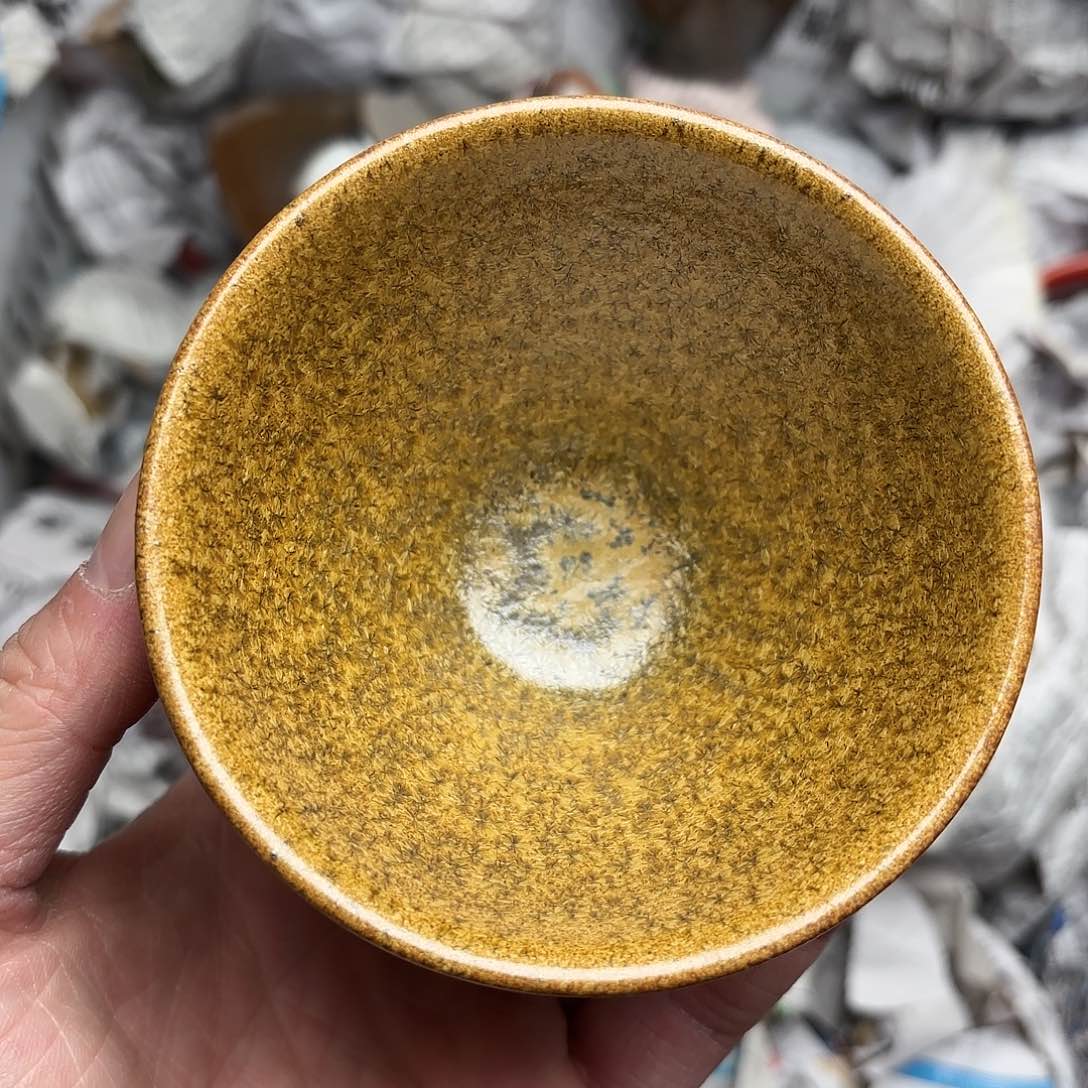 茶盏建盏主人杯一只微瑕