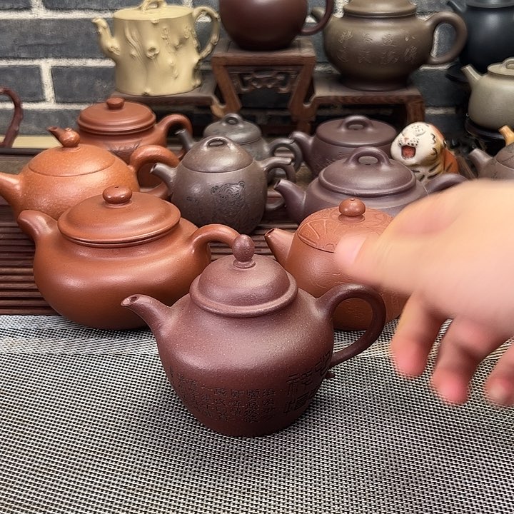 紫砂茶壶五号井底槽清，秋水