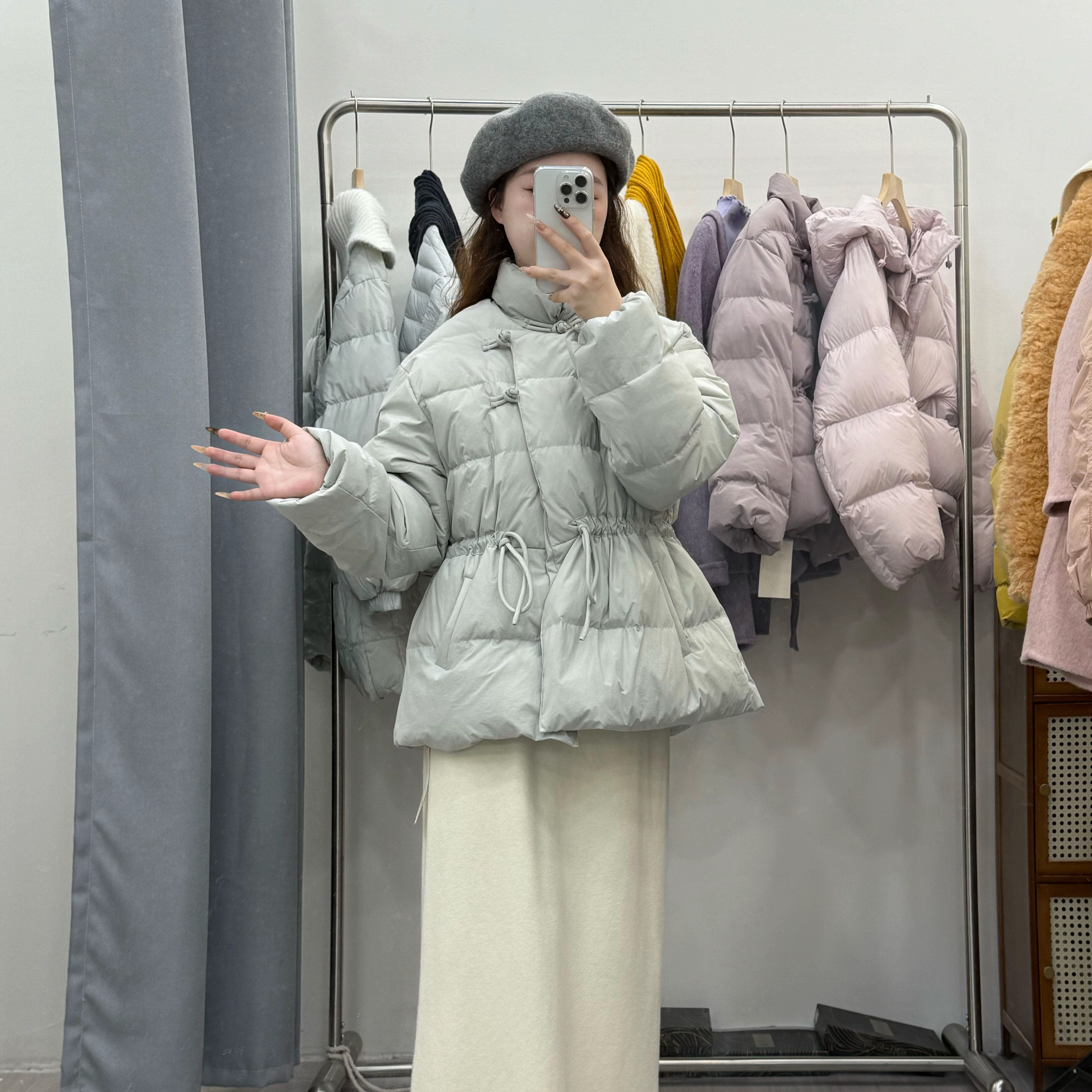 绒感双面呢连帽气质大衣时尚百搭冬季必备