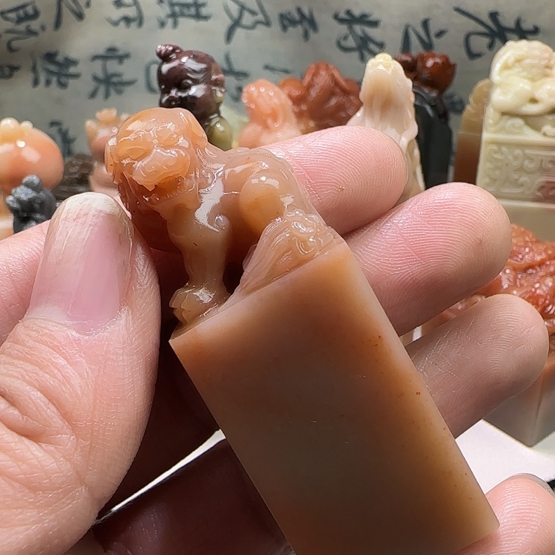印石寿山石老挝保利印章