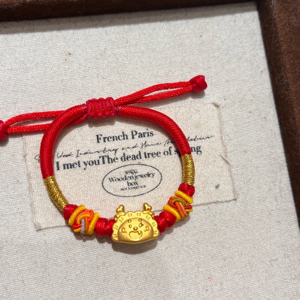 【生肖龙合集】足金999转运珠3D硬金工艺龙饺子可爱龙宝手工编