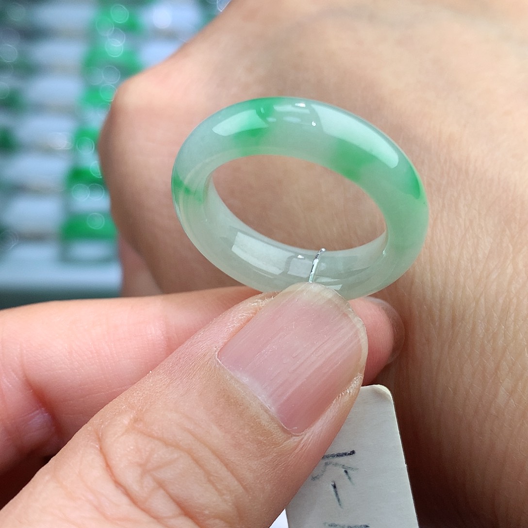 未镶嵌戒指翡翠15-16号