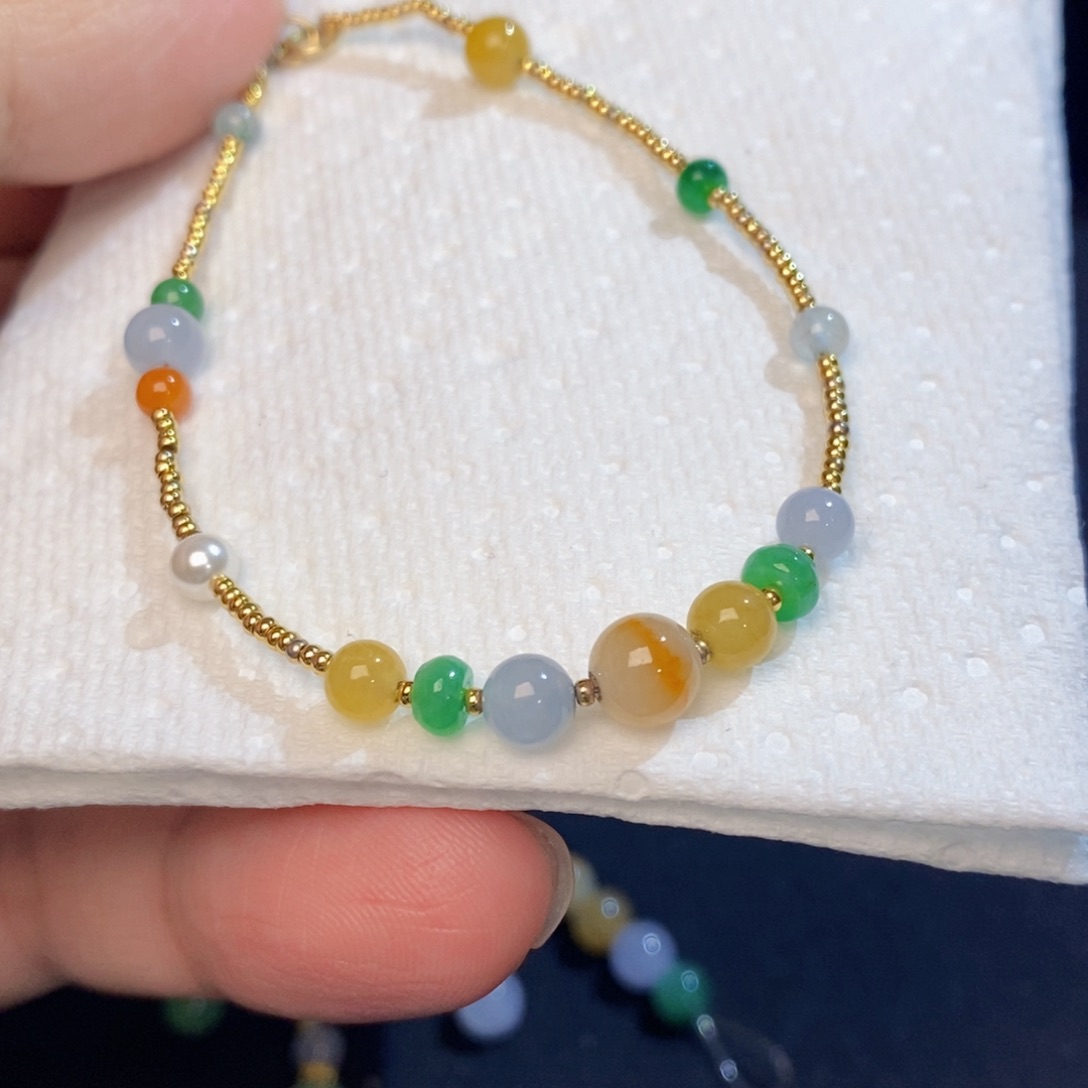 翡翠散珠七彩阳光缤纷款