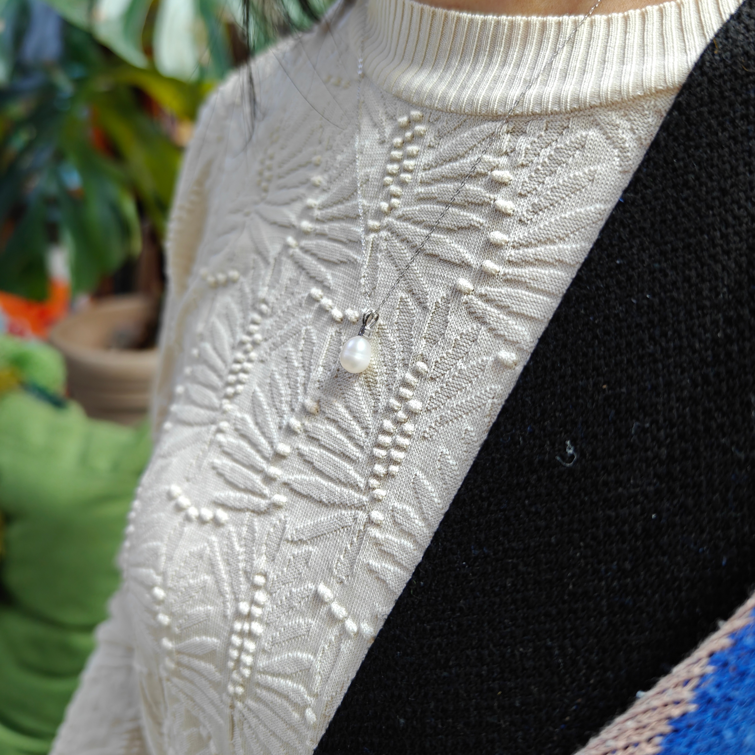 吊坠925银 通勤简约巴洛克吊坠 高级感复古设计 适合职场百搭坠链