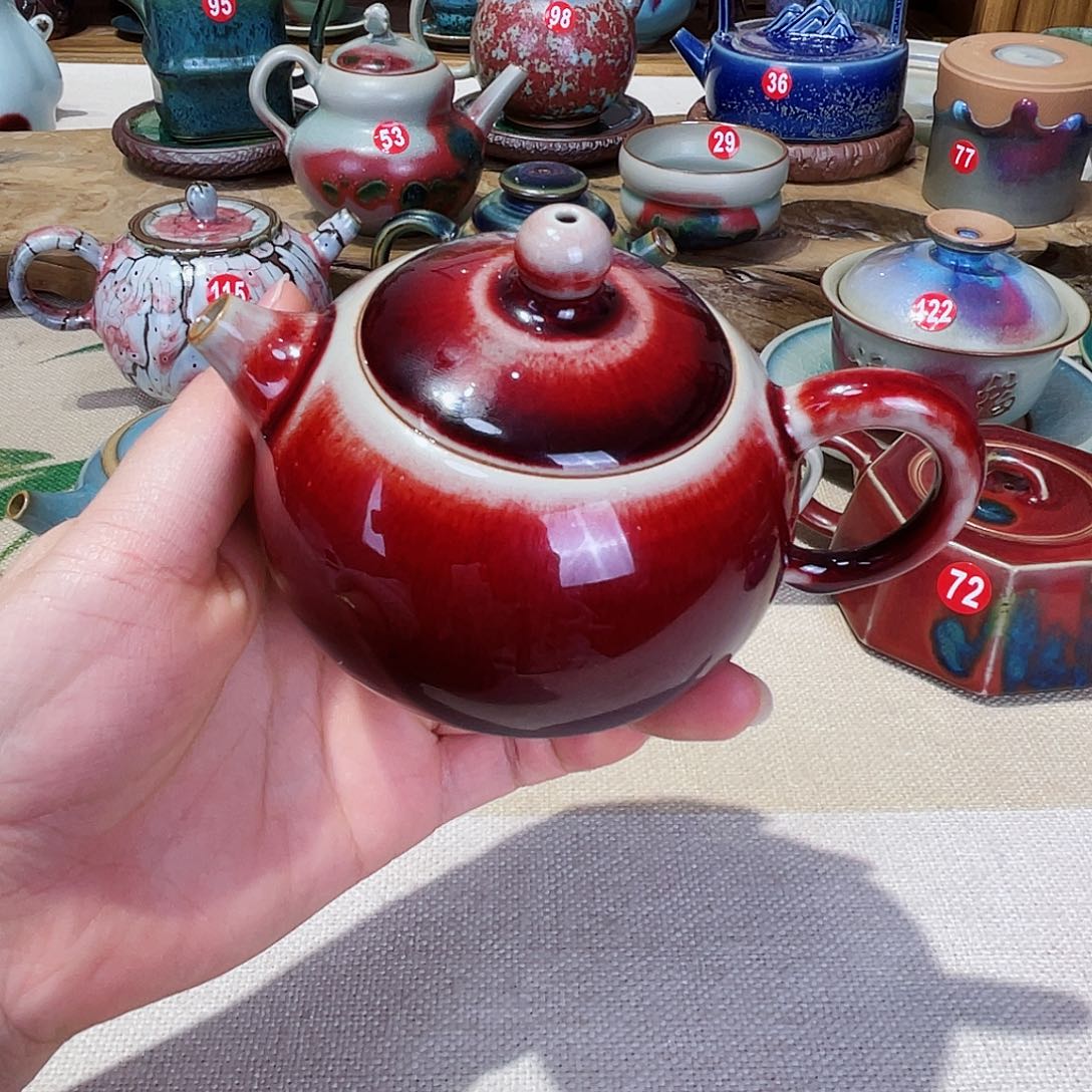 壶禹州钧瓷艺术作品