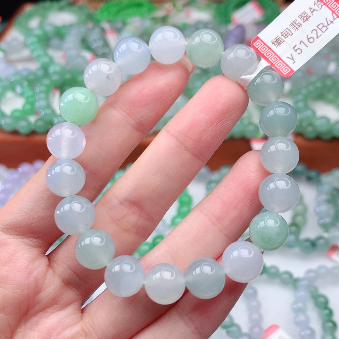 翡翠手链未镶嵌翡翠10mm