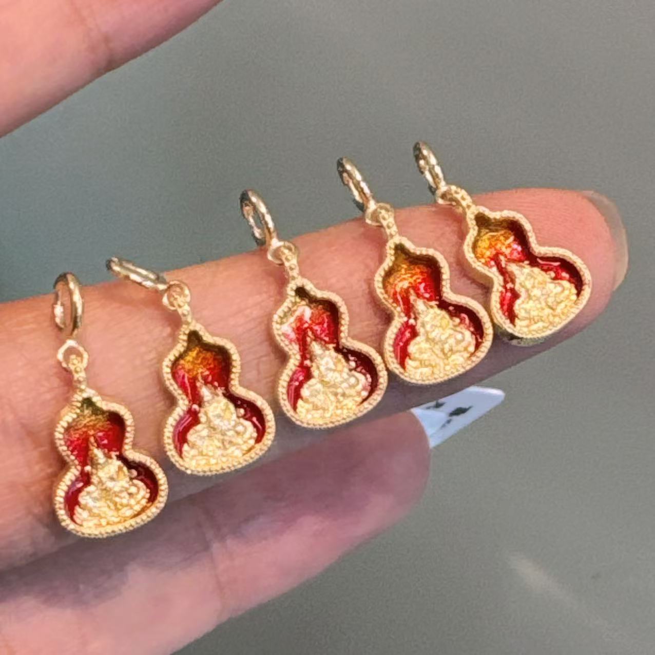 【小晗专属】18k金小财财小葫芦吊坠 不含链 单吊坠多样性发一