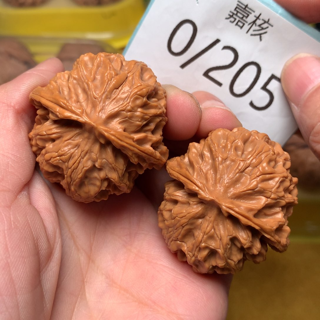 文玩核桃把件肉球苹果38