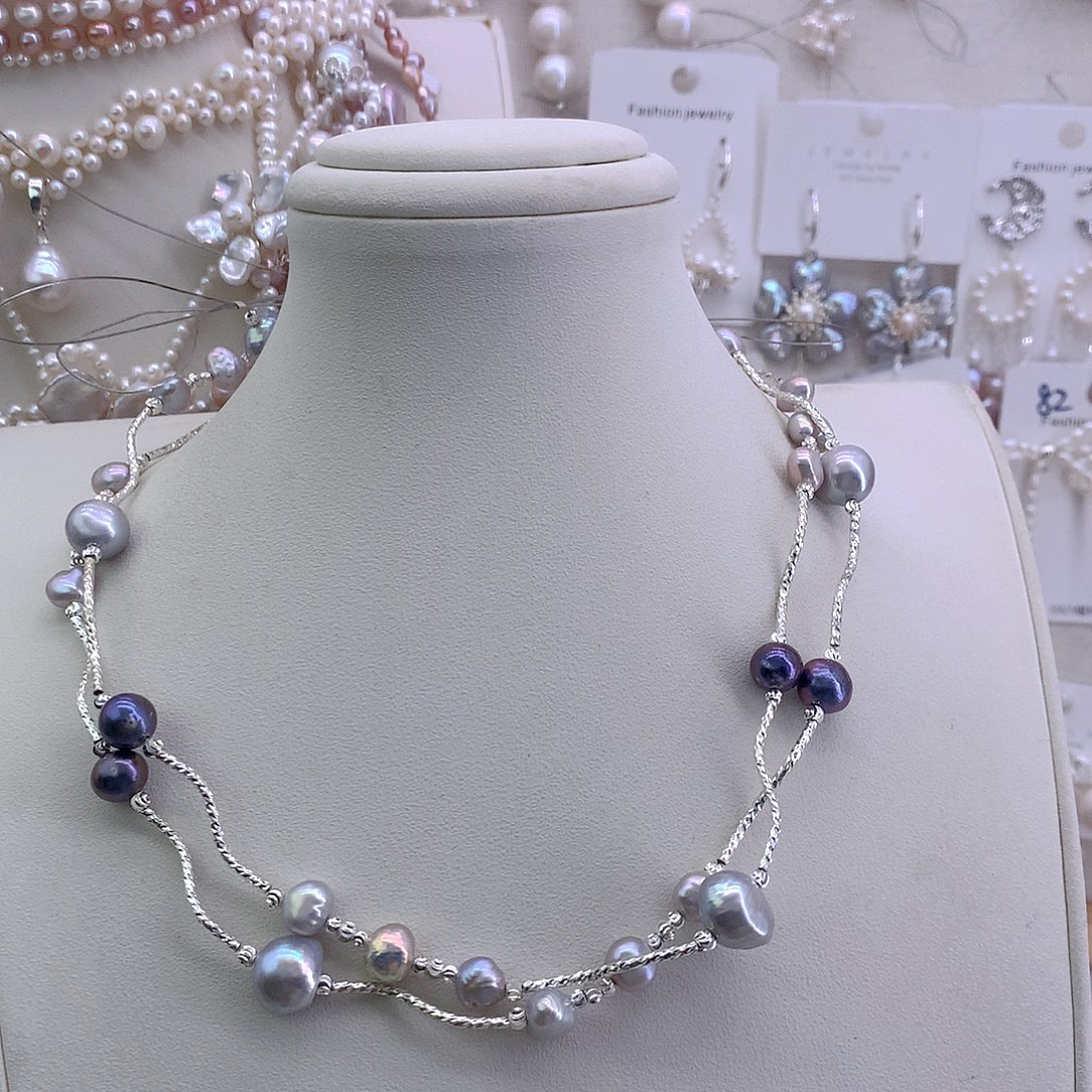 轩***轩淡水珍珠未镶嵌项链