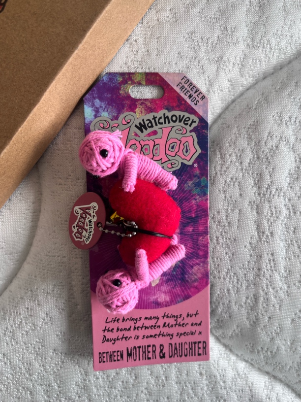 潮玩手工DIY木乃伊巫毒娃娃缠线玩偶公仔挂件（带故事卡）-母女连心