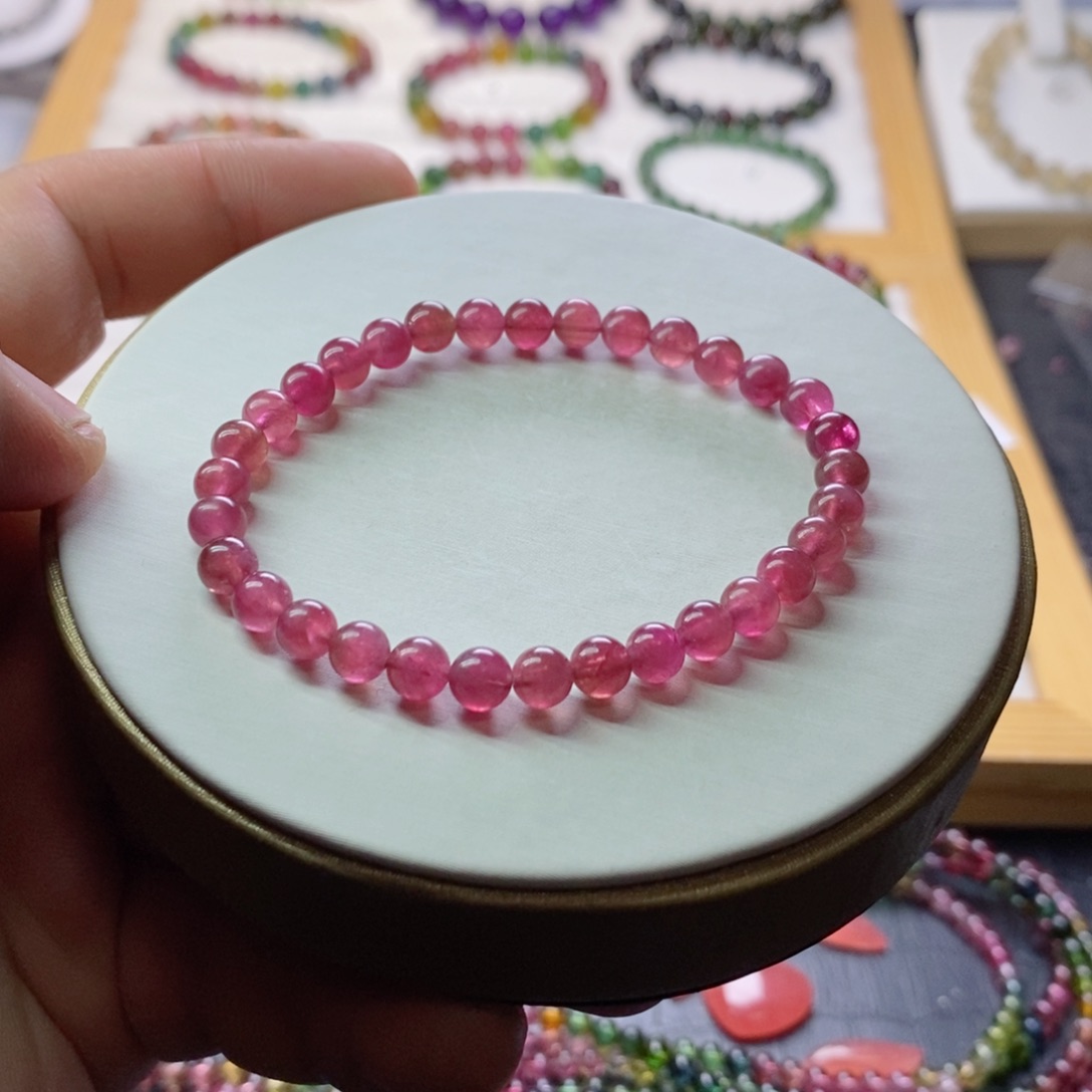 碧玺碧玺手链未镶嵌