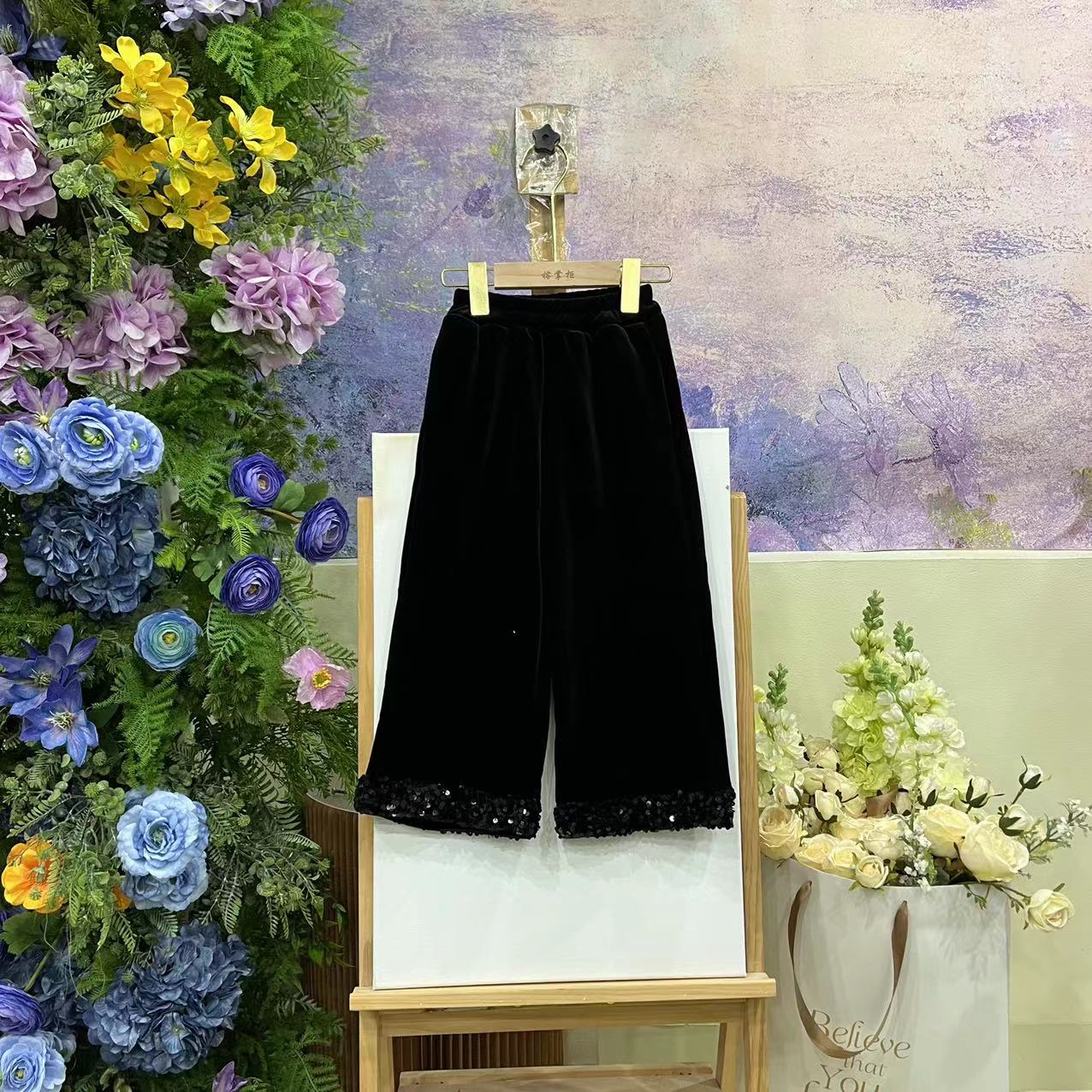 882NF黑色裤子1340