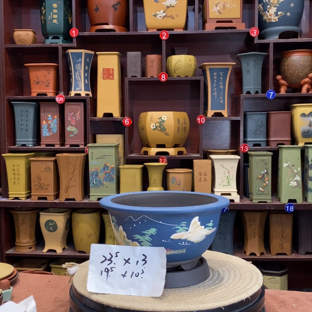 紫砂花盆紫砂艺术