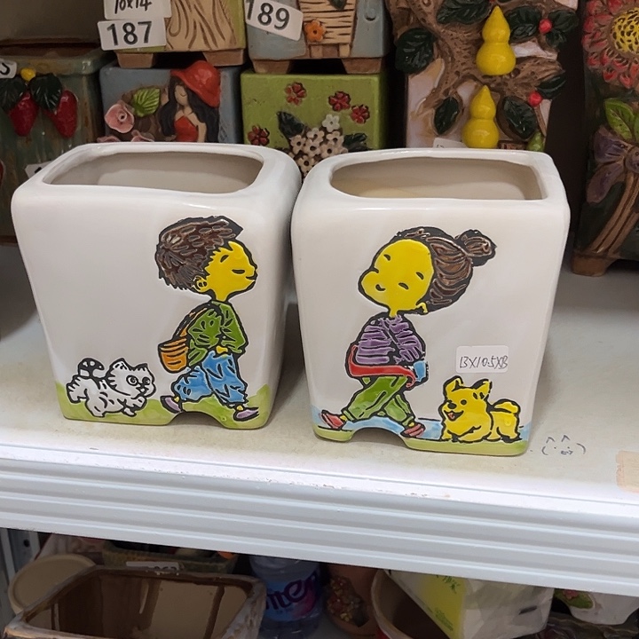 粗陶材质多肉花盆