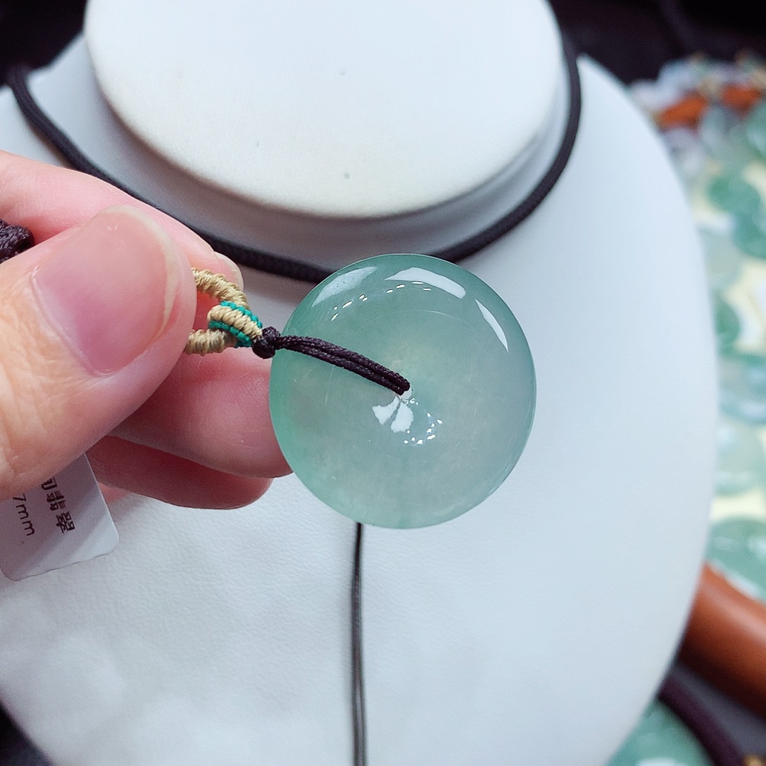 颈饰未镶嵌翡翠编号26，26/5.7