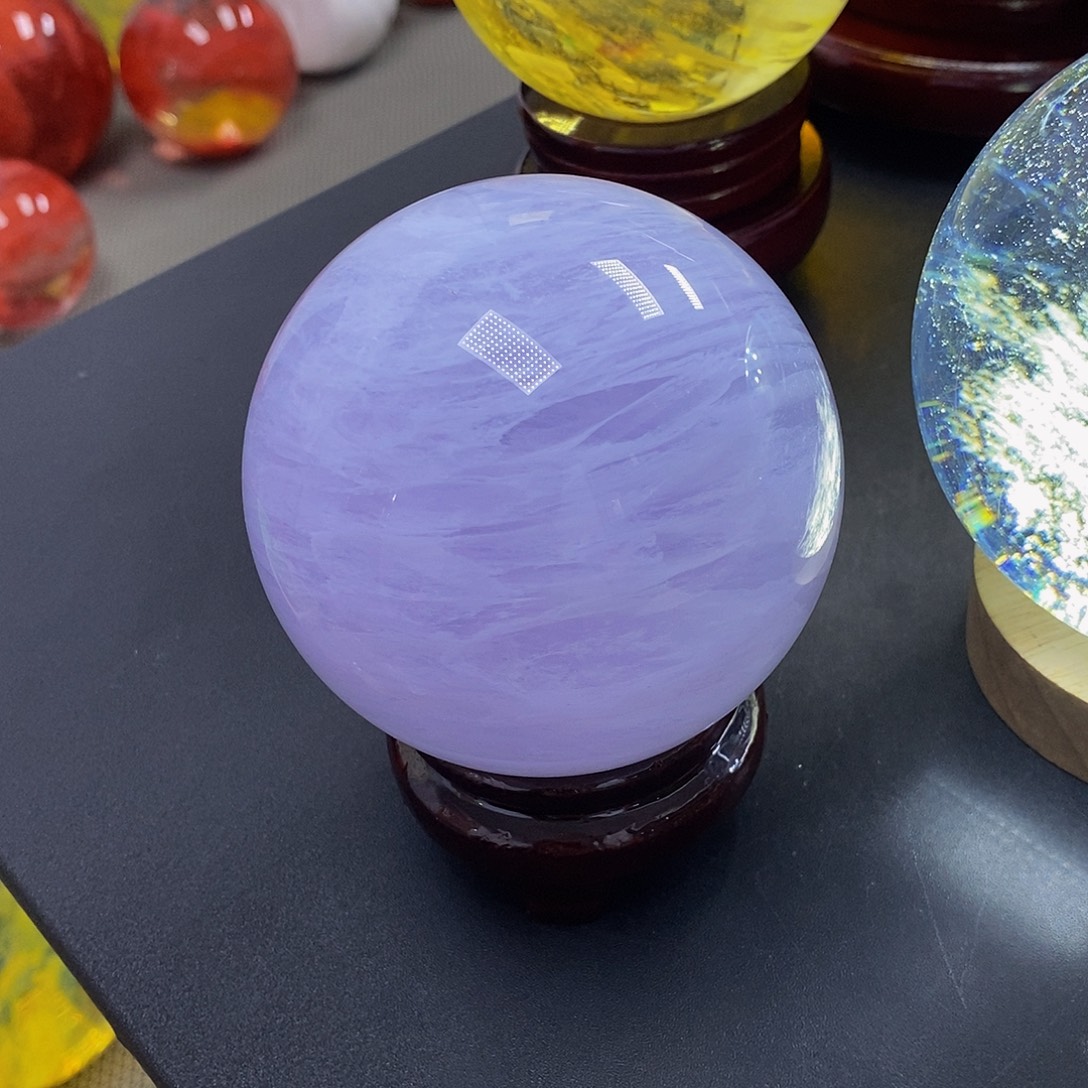 狐***涂石材9公分紫水摆件