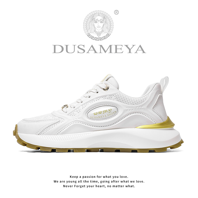 DUSAMEYA/杜莎米娅新款百搭时尚轻奢潮鞋男士休闲运动鞋D6733