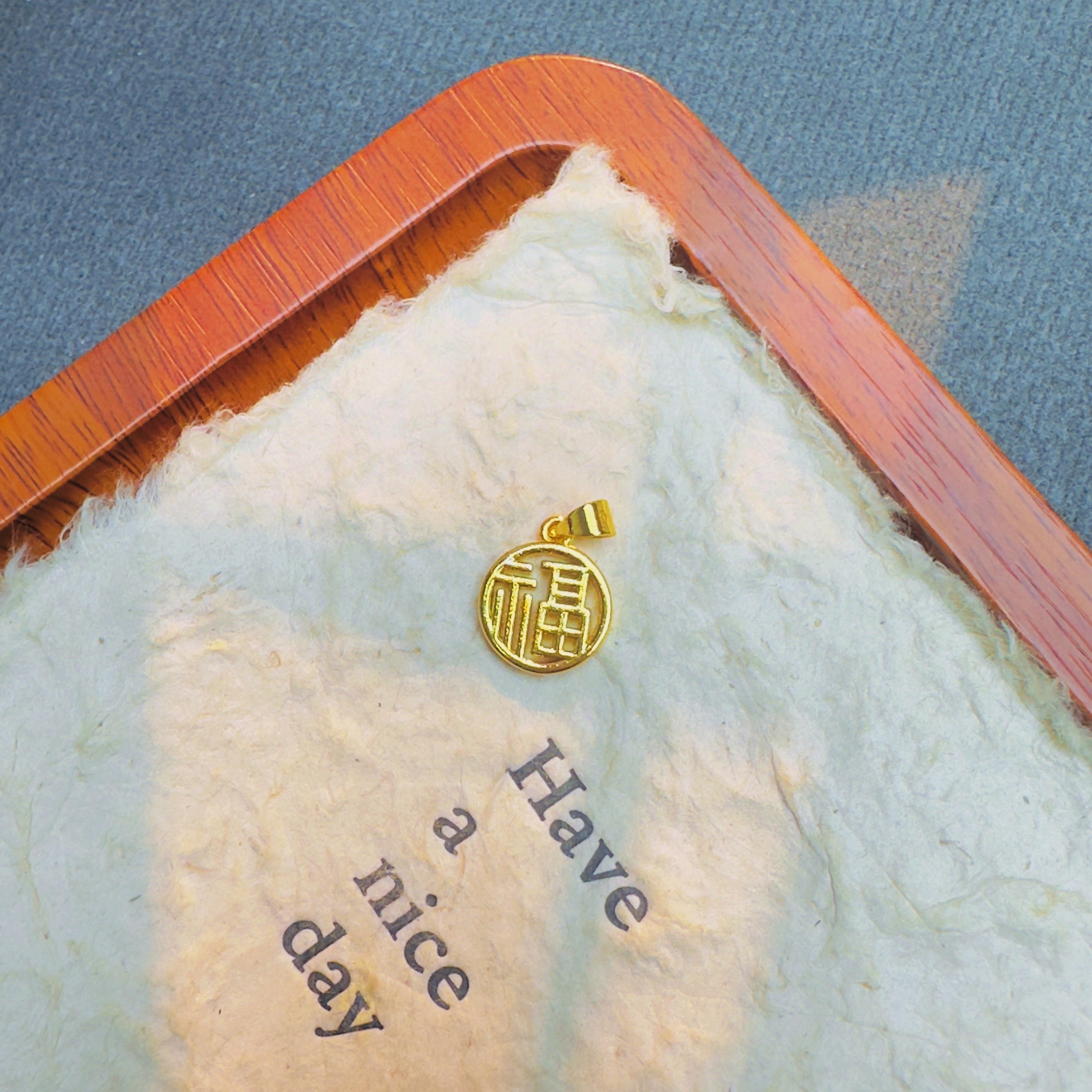 【丁老头甄选】精工福牌吊坠60222