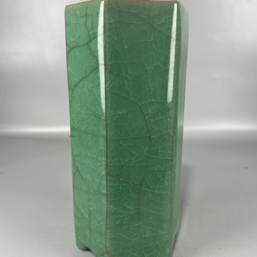 手工制作陶瓷摆件青釉绿色青瓷工艺品