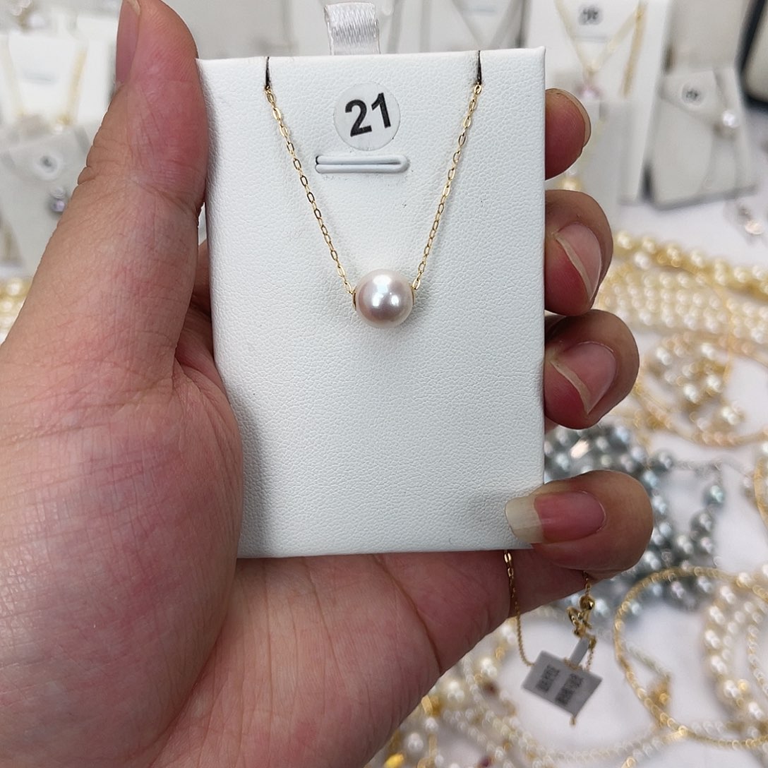 海水珍珠18K金镶嵌颈饰