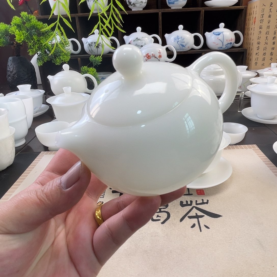 颜春建璞玉冰种上釉200ml西施壶