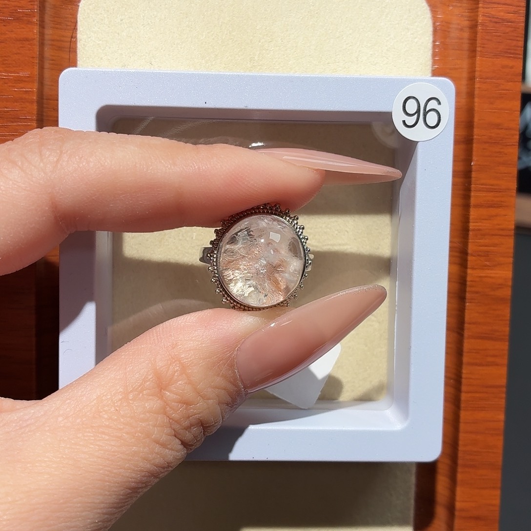 s****银S925镶嵌水晶戒指